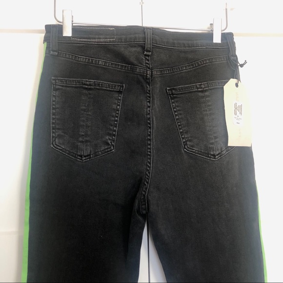 ❌SOLD❌Rag & Bone Mazie Neon Striped Skinny Jeans - Picture 5 of 8